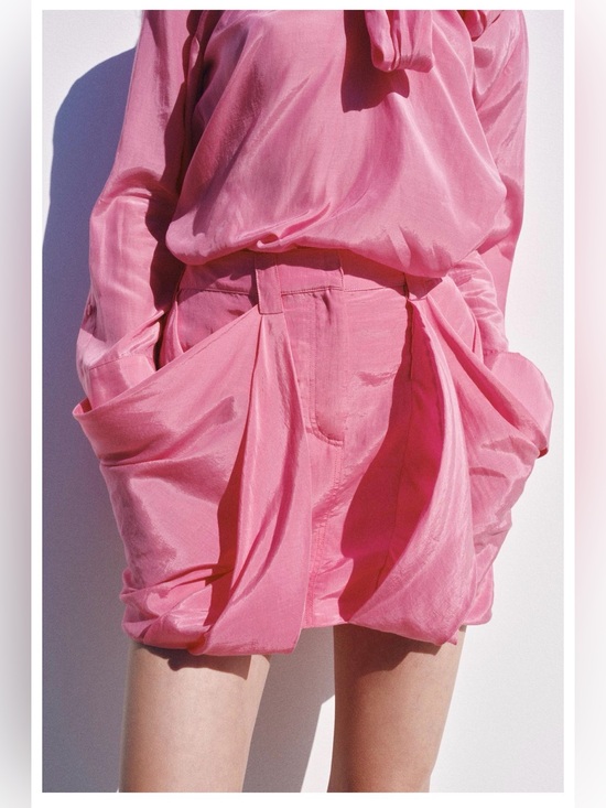 Zara Dresses & Skirts - ZARA CARGO SKIRT PINK MEDIUM
